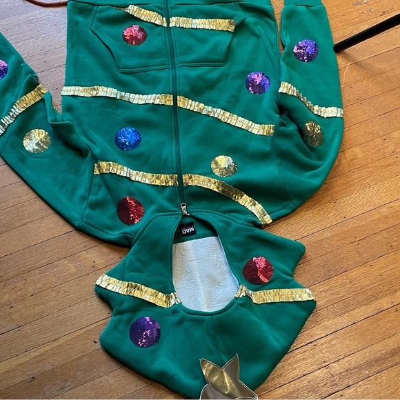 Decorated Christmas Tree sweat shirt - Picture 5 of 11